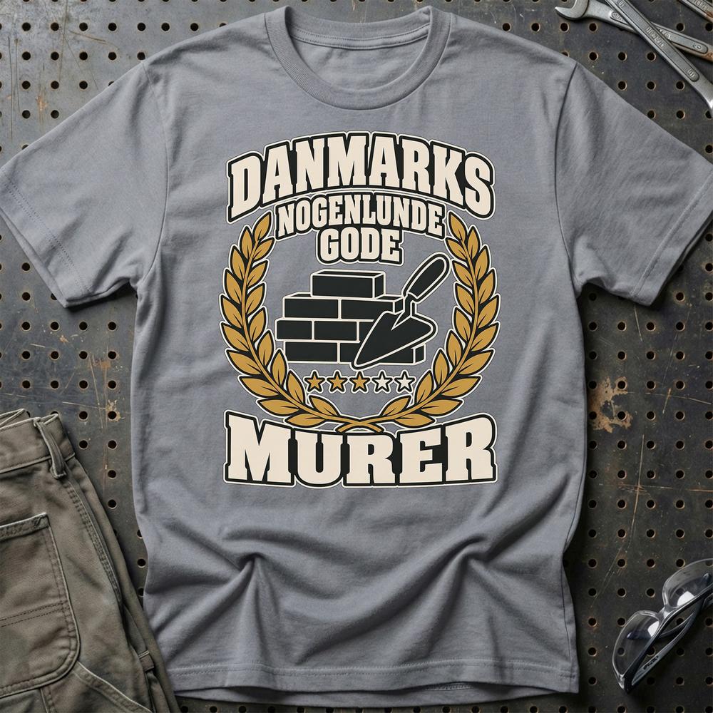 
Produktbillede af Murer – Danmarks Nogenlunde Gode T-Shirt