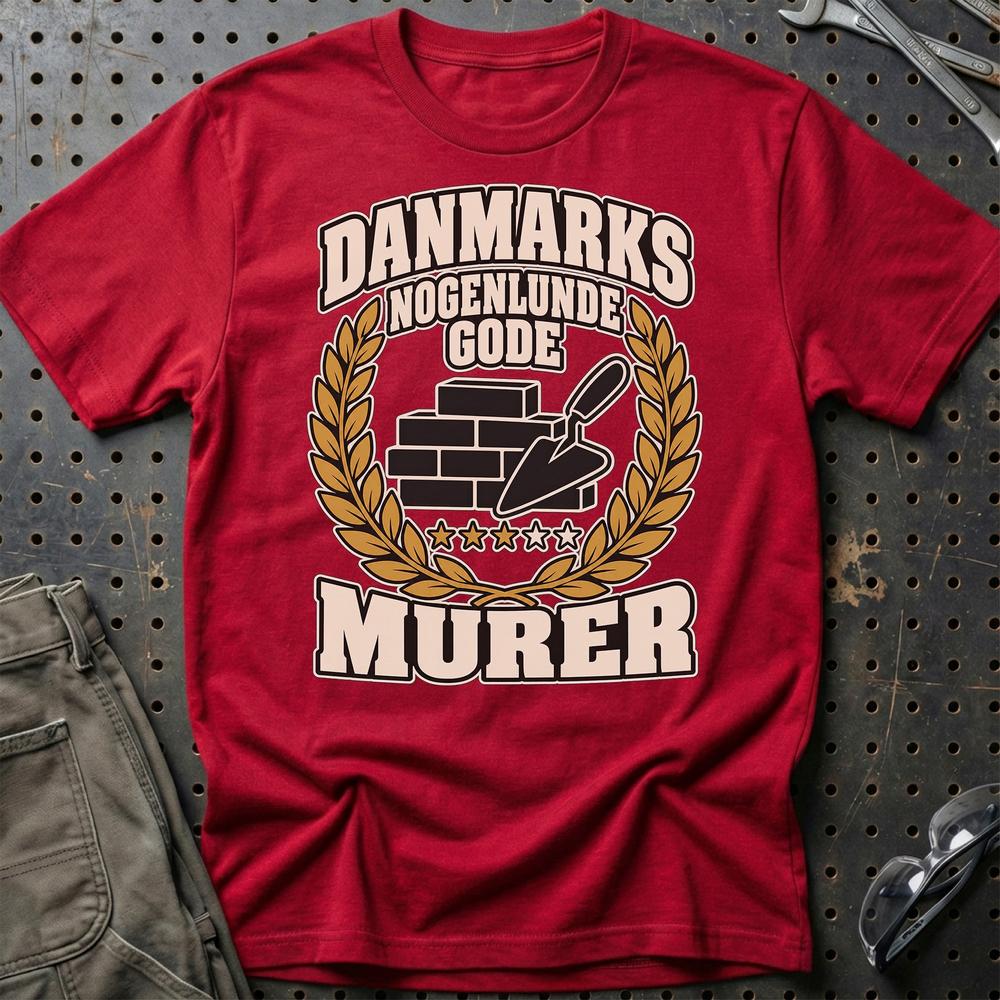 
Produktbillede af Murer – Danmarks Nogenlunde Gode T-Shirt
