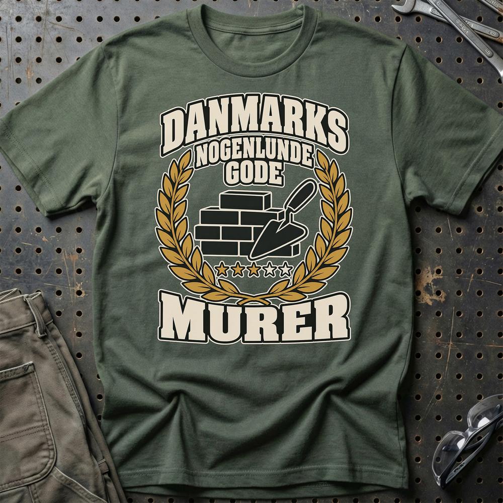 
Produktbillede af Murer – Danmarks Nogenlunde Gode T-Shirt