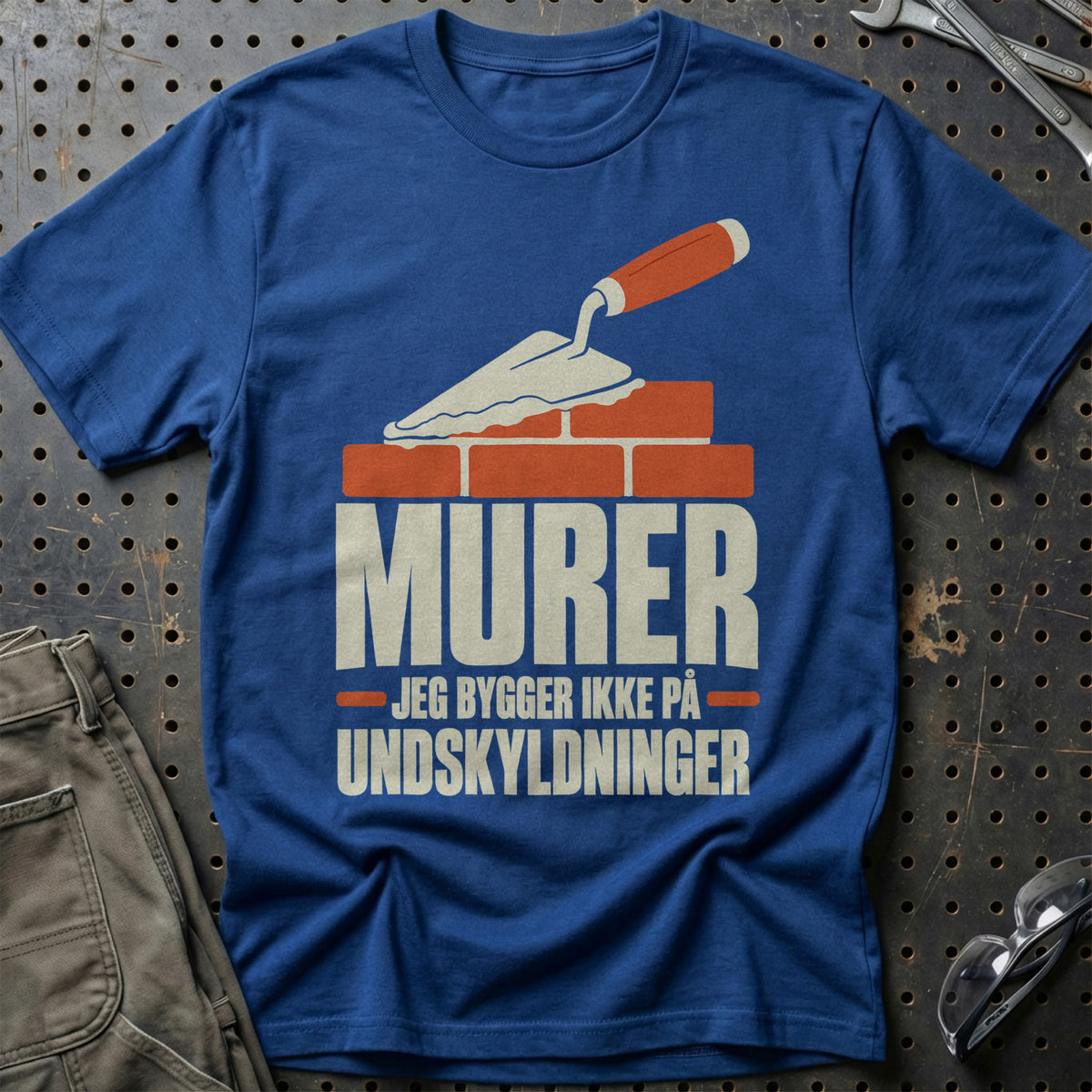 
Produktbillede af Murer – Jeg Bygger Ikke På Undskyldninger T-Shirt