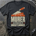 Murer – Jeg Bygger Ikke På Undskyldninger T-Shirt-Beklædning-Garage Culture-Sort-S-Garage Culture Shop- garage - man cave - merchandise