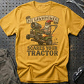 My Lawnmower Scares Your Tractor Tractor Pulling Gnome T-Shirt-Beklædning-Garage Culture-Guld-S-Garage Culture Shop- garage - man cave - merchandise