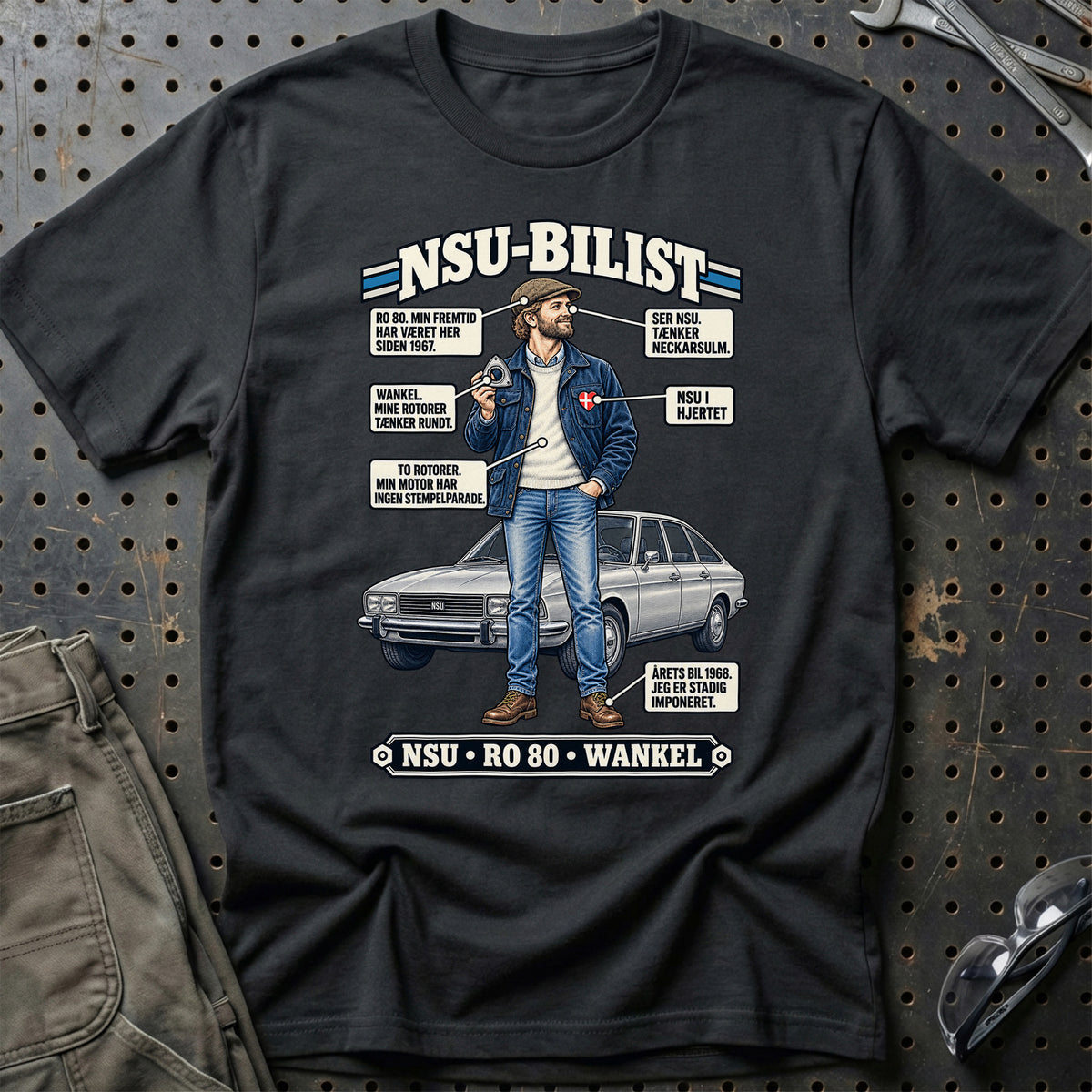 
NSU-Bilist T-Shirt – Sort