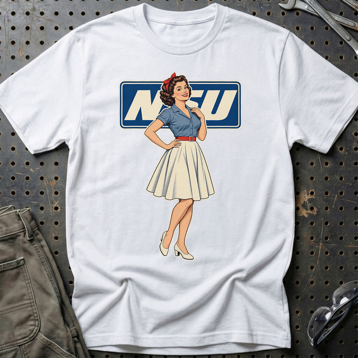 
Produktbillede af NSU Retro Pinup T-Shirt