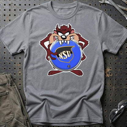 NSU TAZ Unisex T-Shirt , Bomuld-Beklædning-NSU-Grå Sport-S-Garage Culture Shop- garage - man cave - merchandise