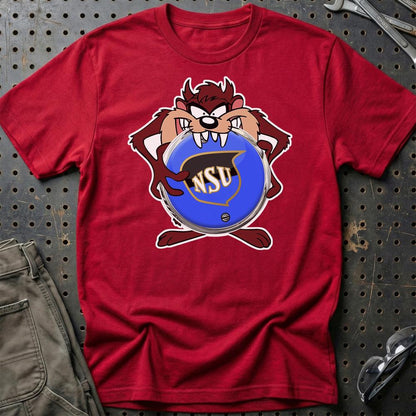 NSU TAZ Unisex T-Shirt , Bomuld-Beklædning-NSU-Rød-S-Garage Culture Shop- garage - man cave - merchandise