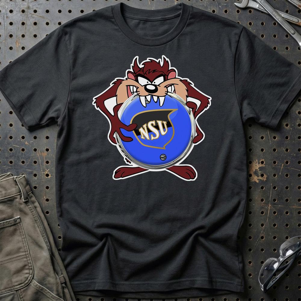NSU TAZ Unisex T-Shirt , Bomuld-Beklædning-NSU-Sort-S-Garage Culture Shop- garage - man cave - merchandise