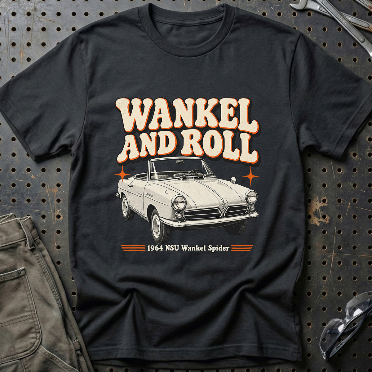 
NSU Wankel Spider 1964 – Wankel and Roll T-Shirt – Sort