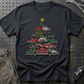 Nash Juletræ T-Shirt-Beklædning-Nash-Sort-S-Garage Culture Shop- garage - man cave - merchandise