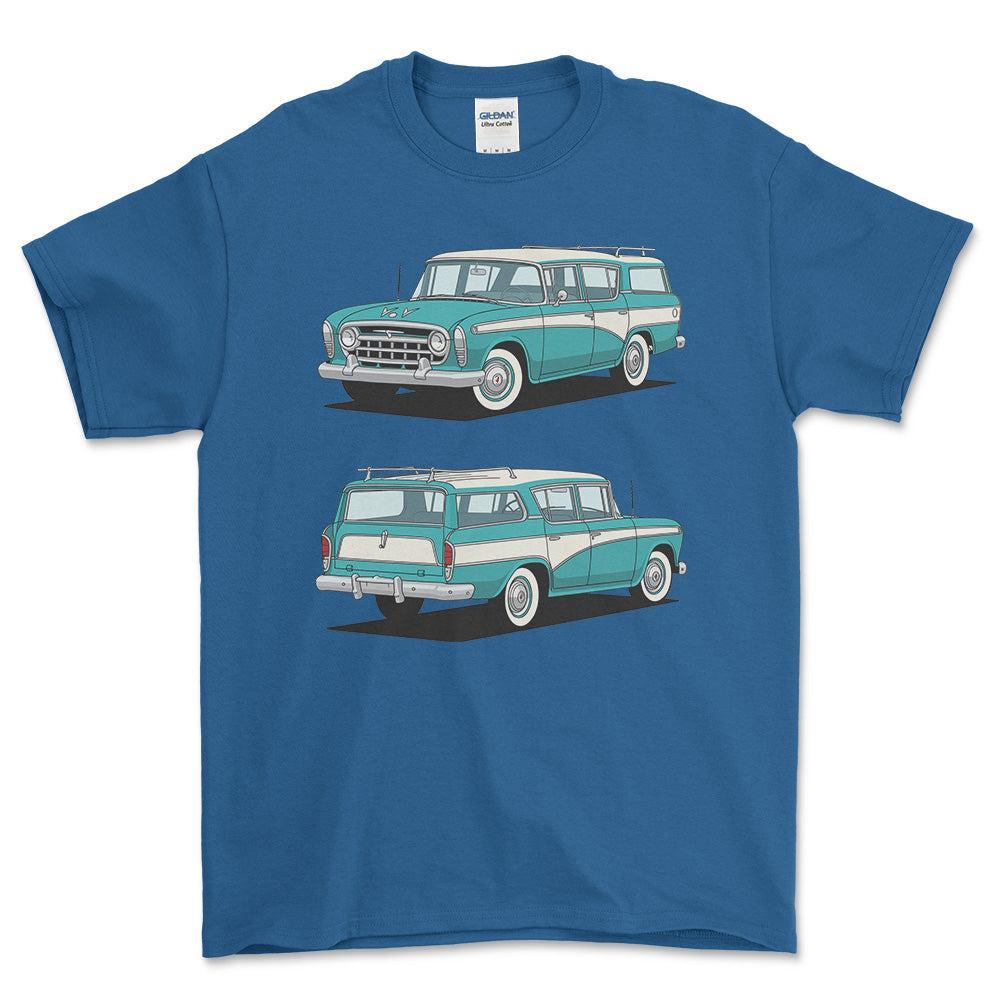 Nash Rambler Cross Country Wagon 1956 - Unisex T-Shirt-Beklædning-Nash-Garage Culture Shop- garage - man cave - merchandise