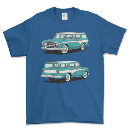 Nash Rambler Cross Country Wagon 1956 - Unisex T-Shirt-Beklædning-Nash-Garage Culture Shop- garage - man cave - merchandise