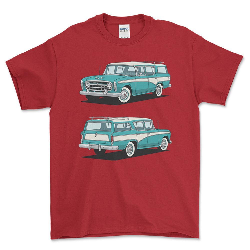 Nash Rambler Cross Country Wagon 1956 - Unisex T-Shirt-Beklædning-Nash-Garage Culture Shop- garage - man cave - merchandise