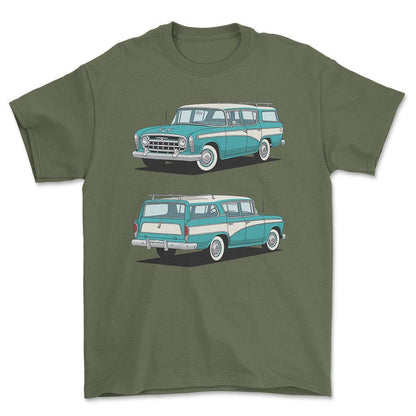 Nash Rambler Cross Country Wagon 1956 - Unisex T-Shirt-Beklædning-Nash-Garage Culture Shop- garage - man cave - merchandise