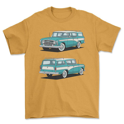 Nash Rambler Cross Country Wagon 1956 - Unisex T-Shirt-Beklædning-Nash-Garage Culture Shop- garage - man cave - merchandise