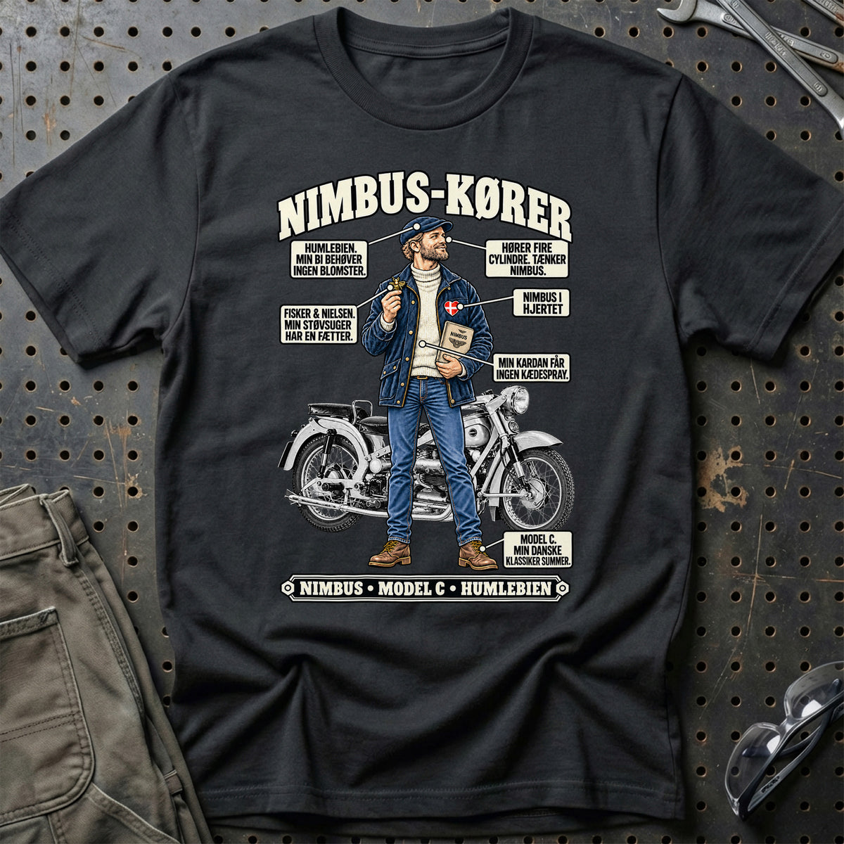 
Nimbus-Kører T-Shirt – Sort