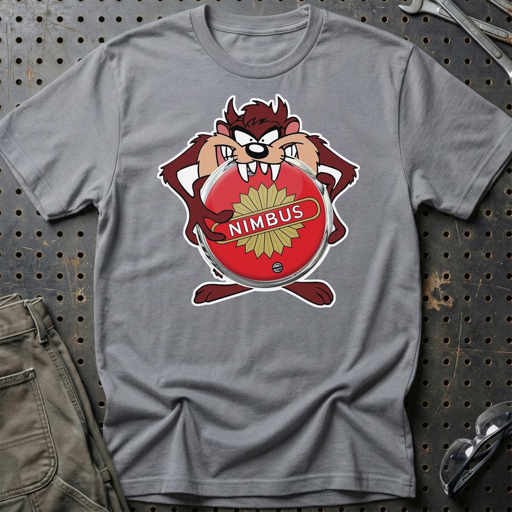 Nimbus TAZ Unisex T-Shirt , Bomuld-Beklædning-Nimbus-Grå Sport-S-Garage Culture Shop- garage - man cave - merchandise