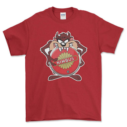 Nimbus TAZ Unisex T-Shirt , Bomuld-Beklædning-Nimbus-Rød-S-Forside-Garage Culture Shop- garage - man cave - merchandise