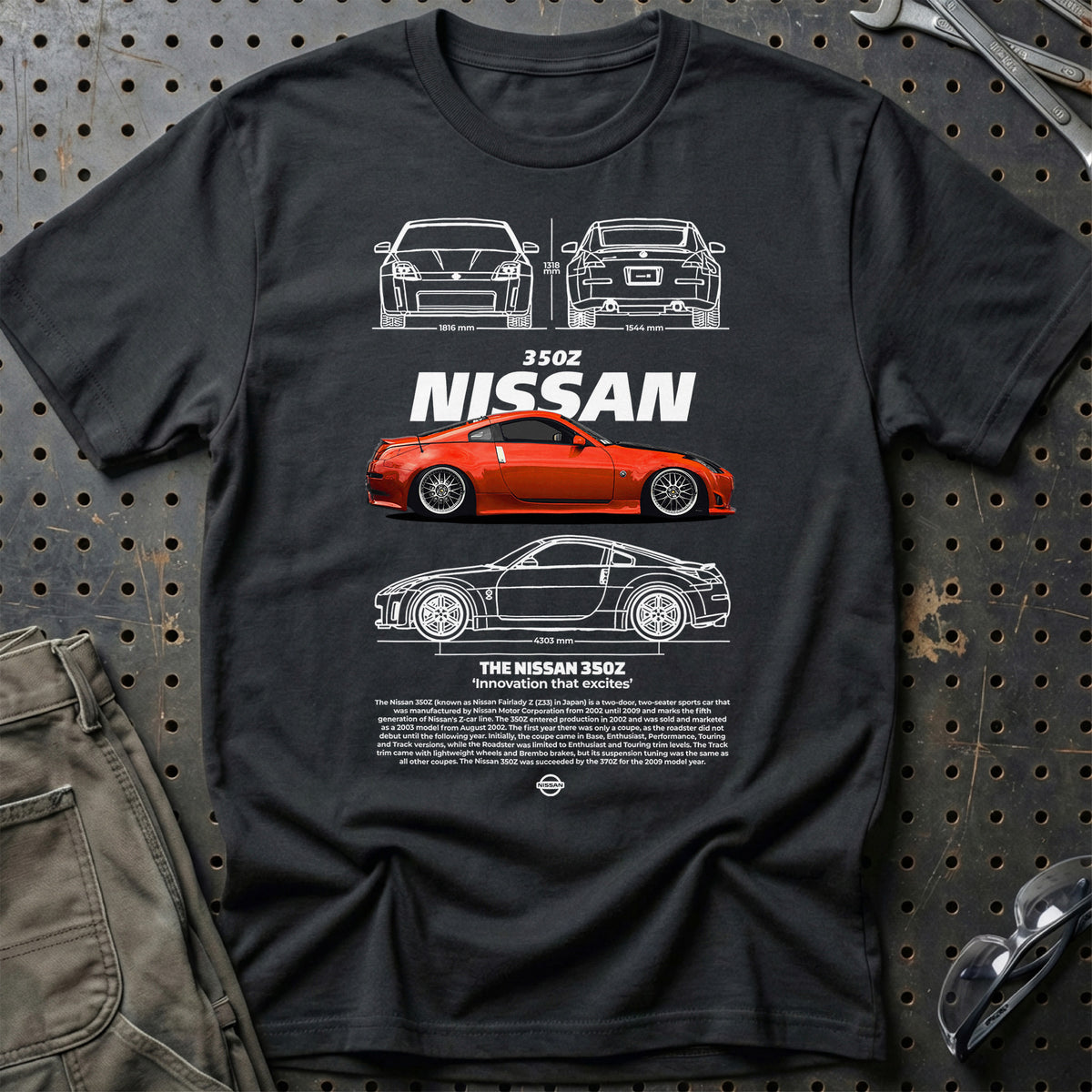 
Nissan 350Z T-Shirt – Sort