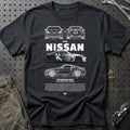 
Nissan 350Z Unisex T-Shirt – Sort – print foran