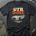 
Nissan GT-R 2007 – GTR Done T-Shirt – Sort