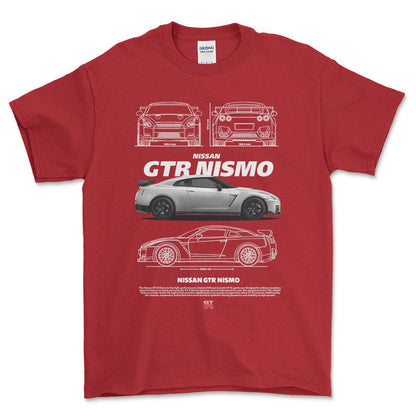 Nissan GTR Nismo - Unisex T-Shirt , Bomuld-Beklædning-Nissan-Garage Culture Shop- garage - man cave - merchandise