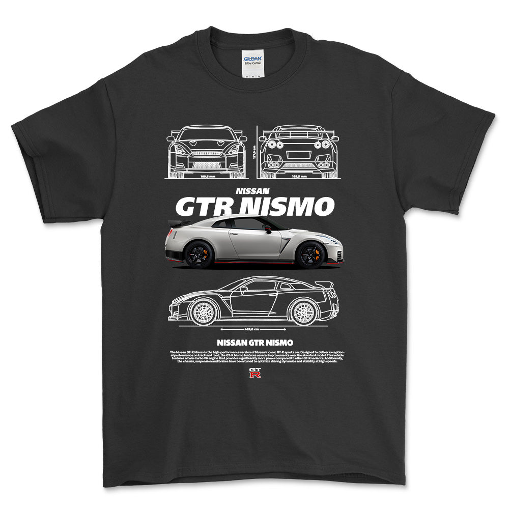 Nissan GTR Nismo - Unisex T-Shirt , Bomuld-Beklædning-Nissan-Garage Culture Shop- garage - man cave - merchandise