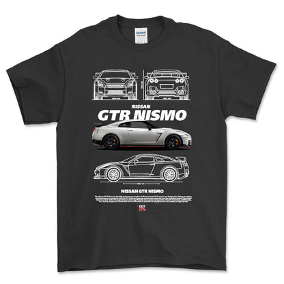 Nissan GTR Nismo - Unisex T-Shirt , Bomuld-Beklædning-Nissan-Garage Culture Shop- garage - man cave - merchandise