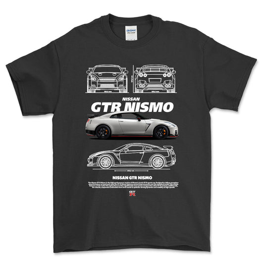 Nissan GTR Nismo - Unisex T-Shirt , Bomuld-Beklædning-Nissan-Garage Culture Shop- garage - man cave - merchandise