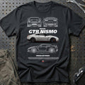 
Nissan GTR Nismo Unisex T-Shirt – Sort – print foran