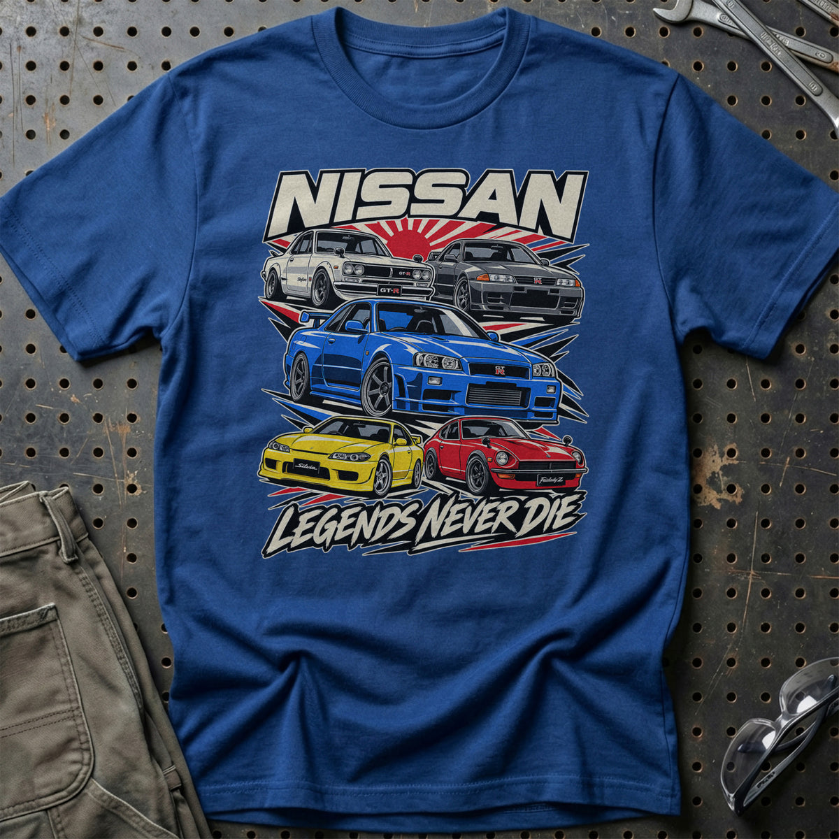 
Produktbillede af Nissan Legends Never Die T-Shirt