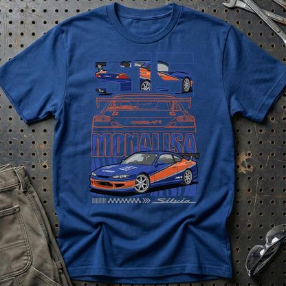 Nissan Silvia S15 Fast And Furios Cars - Unisex T-Shirt-Beklædning-Nissan-Blå Royal-S-Garage Culture Shop- garage - man cave - merchandise