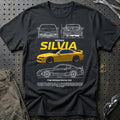 
Nissan Silvia S15 T-Shirt – Sort