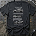 
Nissan Skyline GT-R R32 Unisex T-Shirt – Sort – print foran