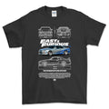 Nissan Skyline GTR R34 T-Shirt-Beklædning-Nissan-Sort-S-Garage Culture Shop- garage - man cave - merchandise