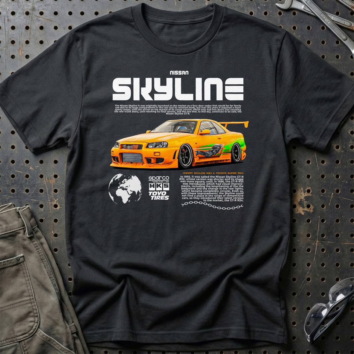 
Nissan Skyline T-Shirt – Sort