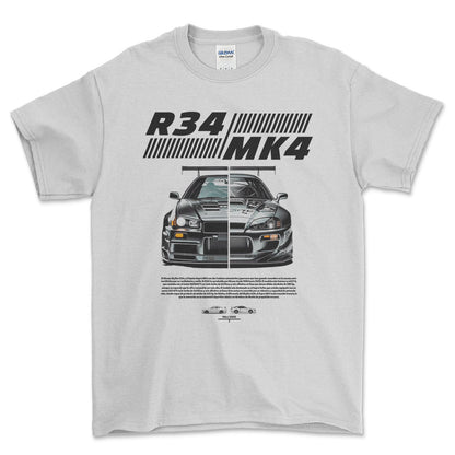 Nissan VS Supra - Unisex T-Shirt , Bomuld-Beklædning-Nissan-Hvid-S-Forside-Garage Culture Shop- garage - man cave - merchandise