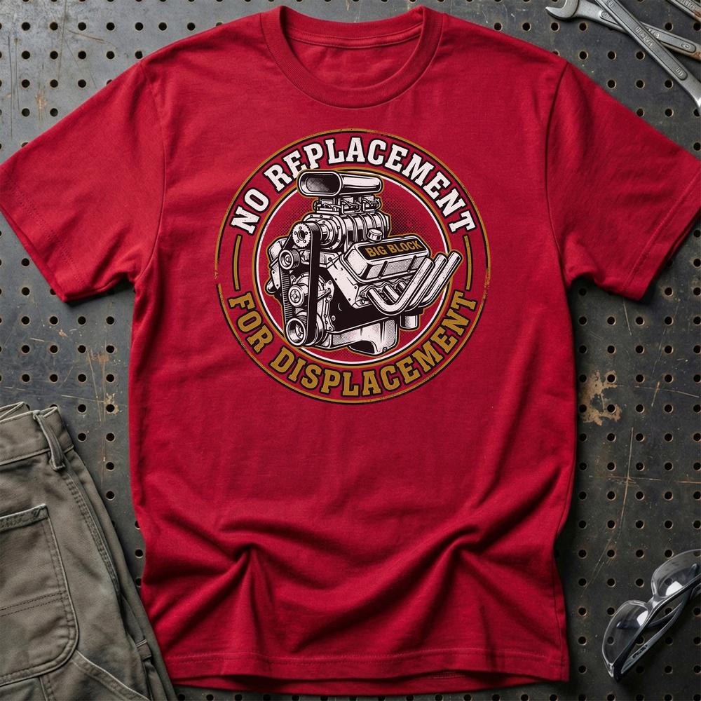 
Produktbillede af No Replacement for Displacement Big Block V8 T-Shirt