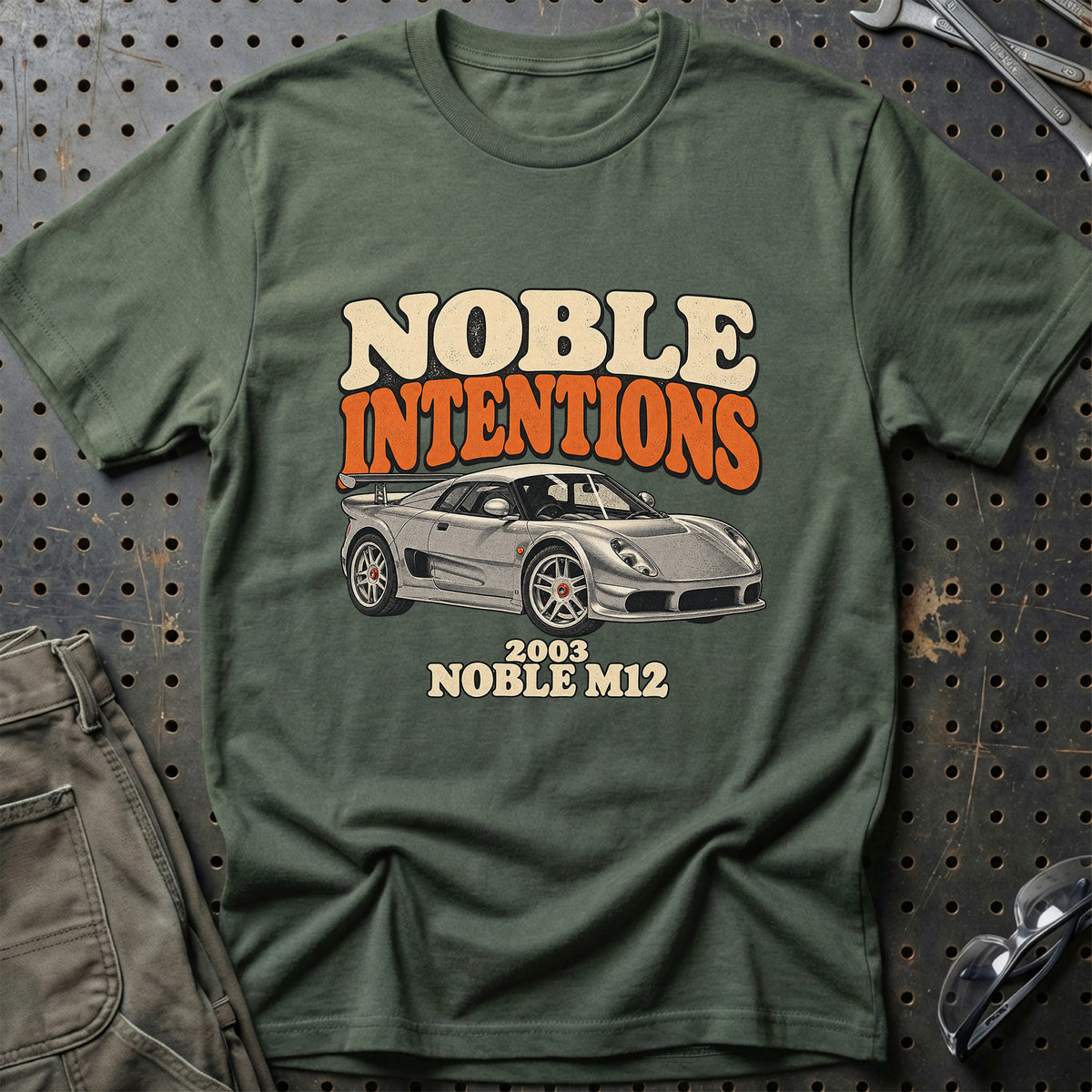 
Noble M12 2003 – Noble Intentions T-Shirt – Grøn Militær