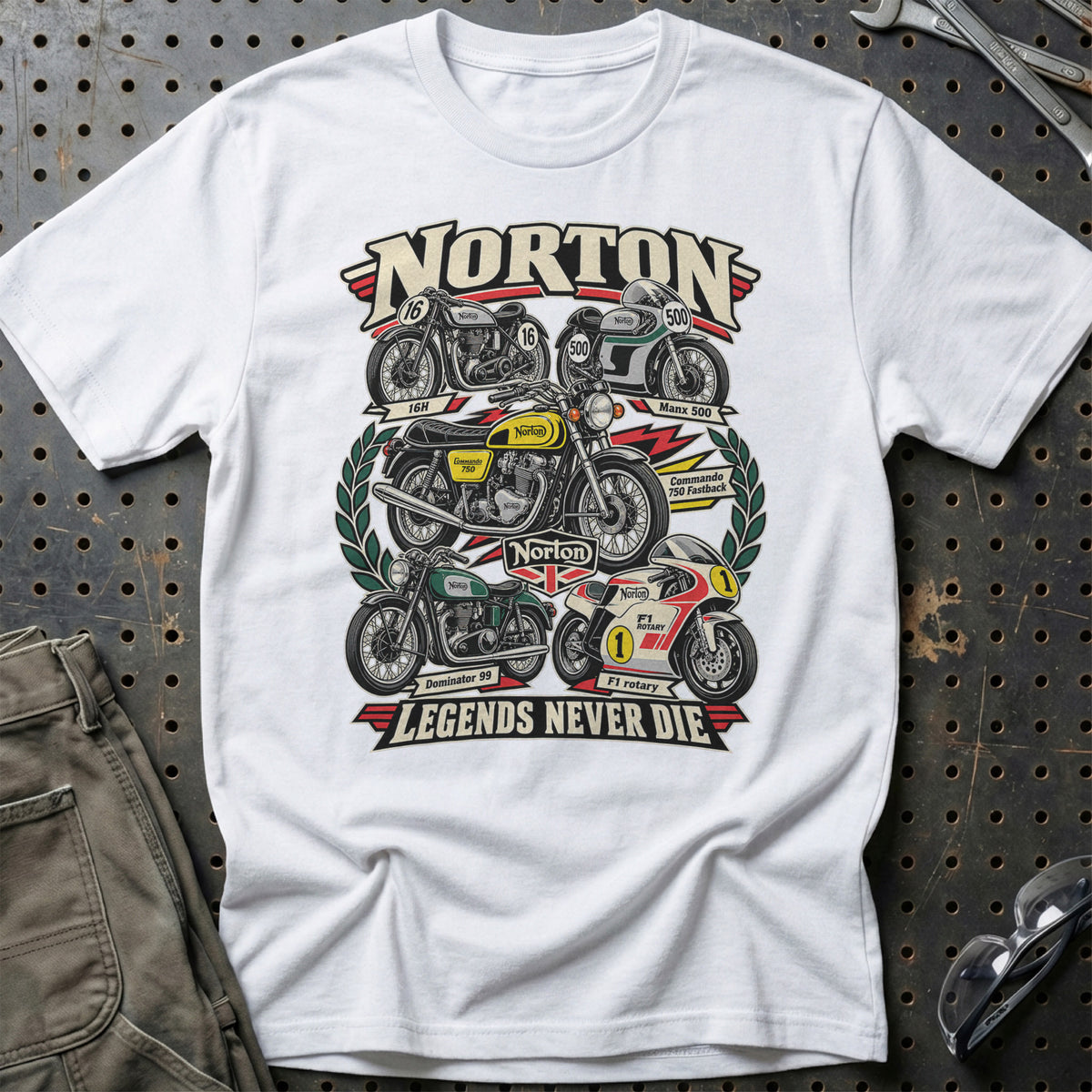 
Produktbillede af Norton Legends Never Die T-Shirt