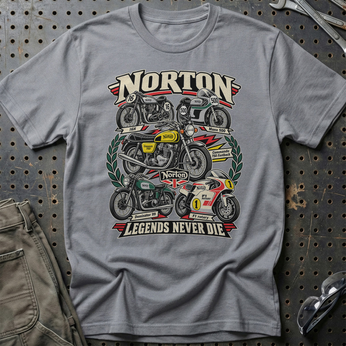 
Produktbillede af Norton Legends Never Die T-Shirt