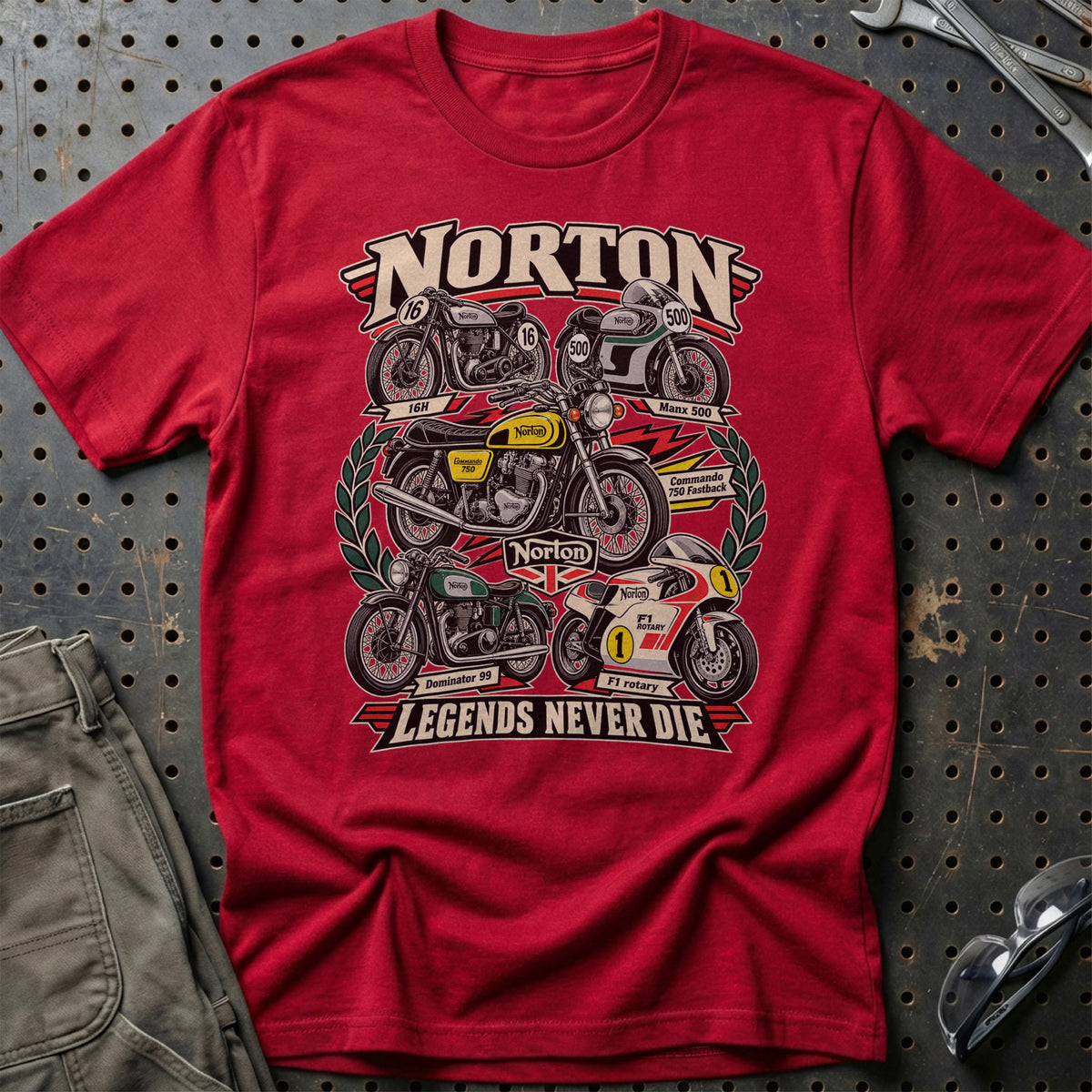 
Produktbillede af Norton Legends Never Die T-Shirt