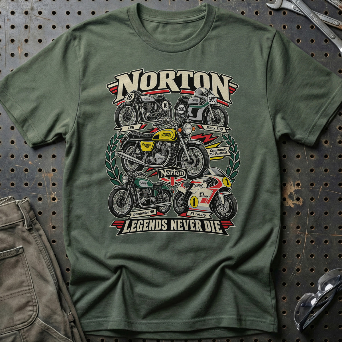 
Produktbillede af Norton Legends Never Die T-Shirt
