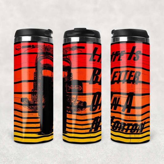 Norton Termokrus Tumbler Rustfrit Stål-Krus-Norton-Garage Culture Shop- garage - man cave - merchandise