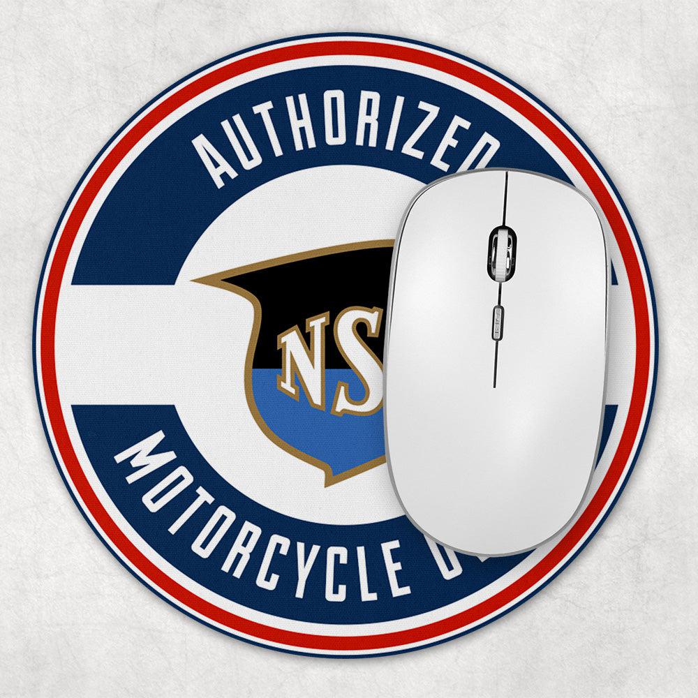 Nsu Authorized Motorcycle Owner, Runde Skilte , Musemåtte Rundt , Kop Underlag, Underlagssæt-Runde Skilte-NSU-Garage Culture Shop- garage - man cave - merchandise