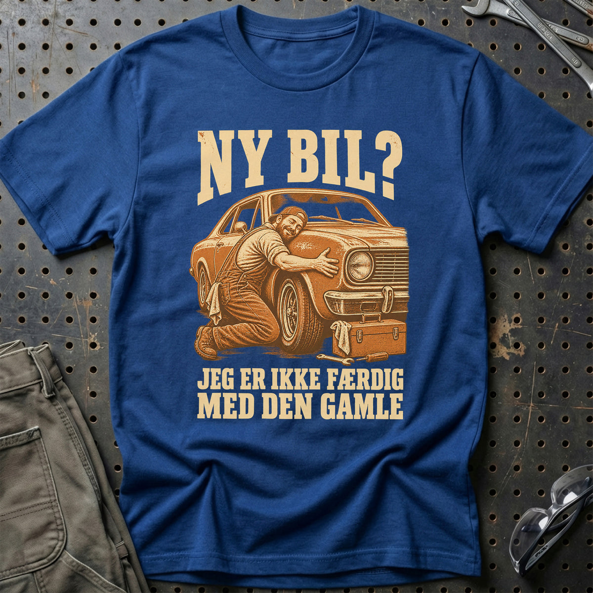 
Produktbillede af Ny bil? – Jeg er ikke færdig med den gamle T-Shirt