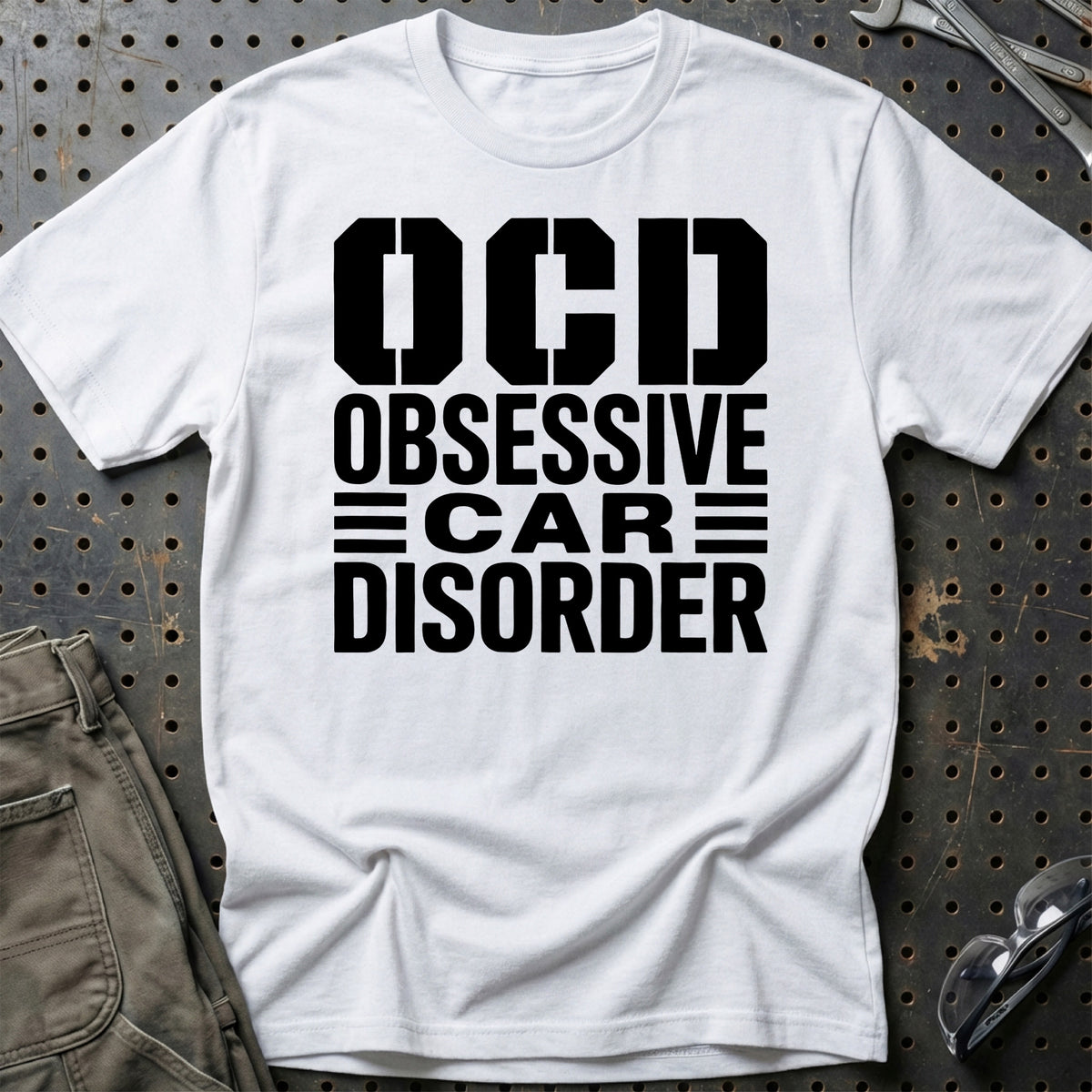
Obsessive Car Disorder T-Shirt – Hvid