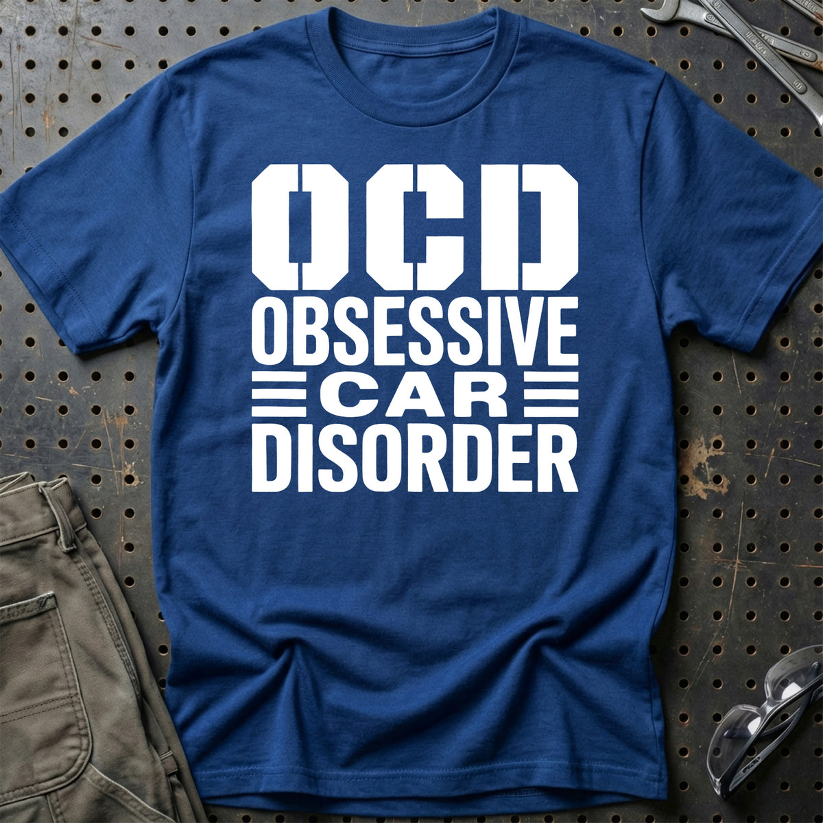 
Obsessive Car Disorder T-Shirt – Blå Royal