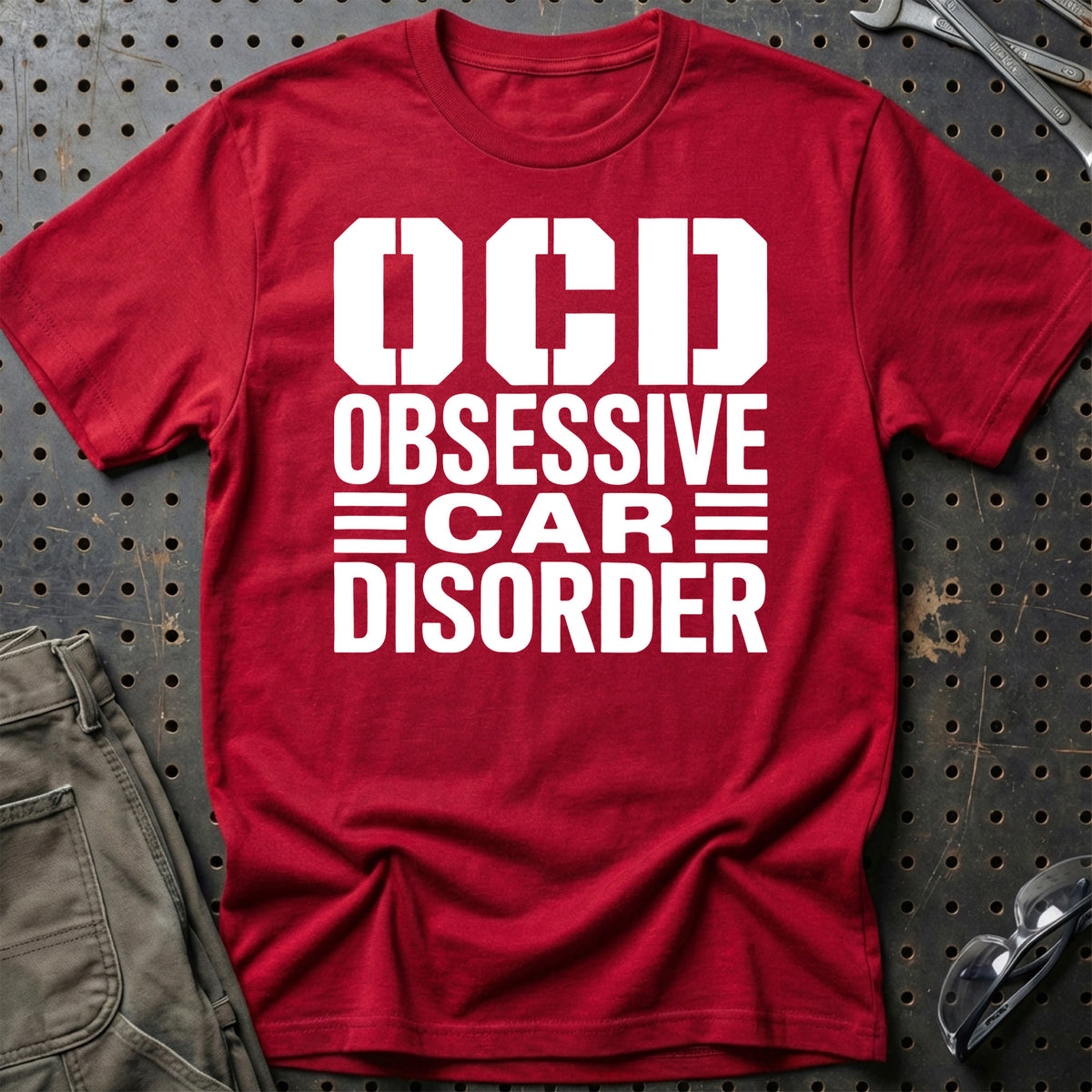 
Obsessive Car Disorder T-Shirt – Rød