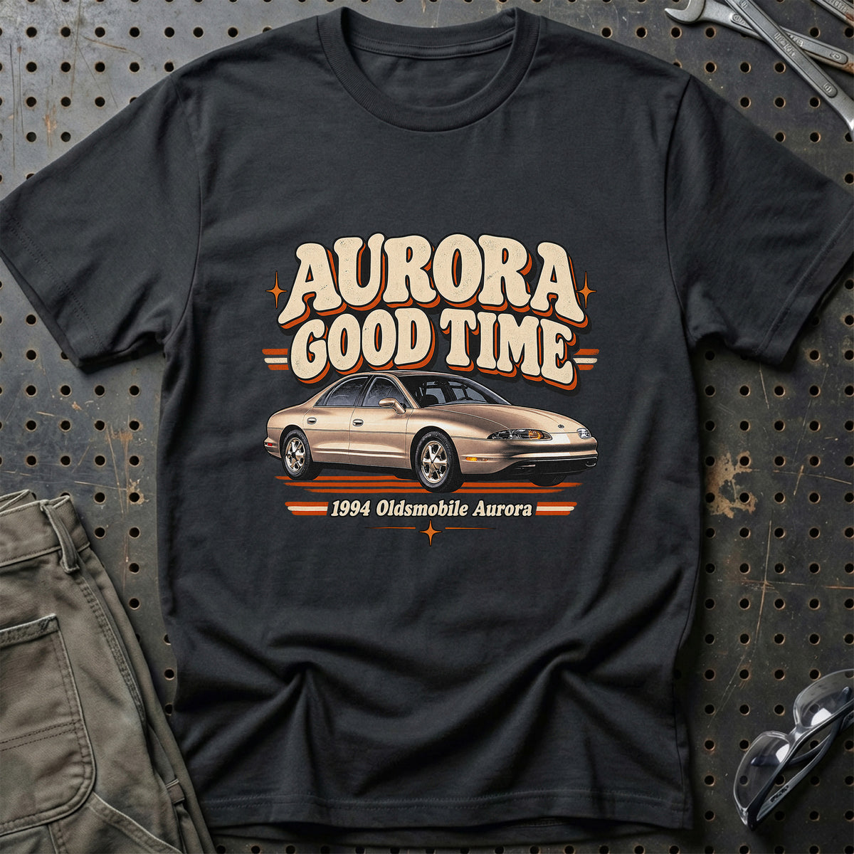 
Oldsmobile Aurora 1994 – Aurora Good Time T-Shirt – Sort