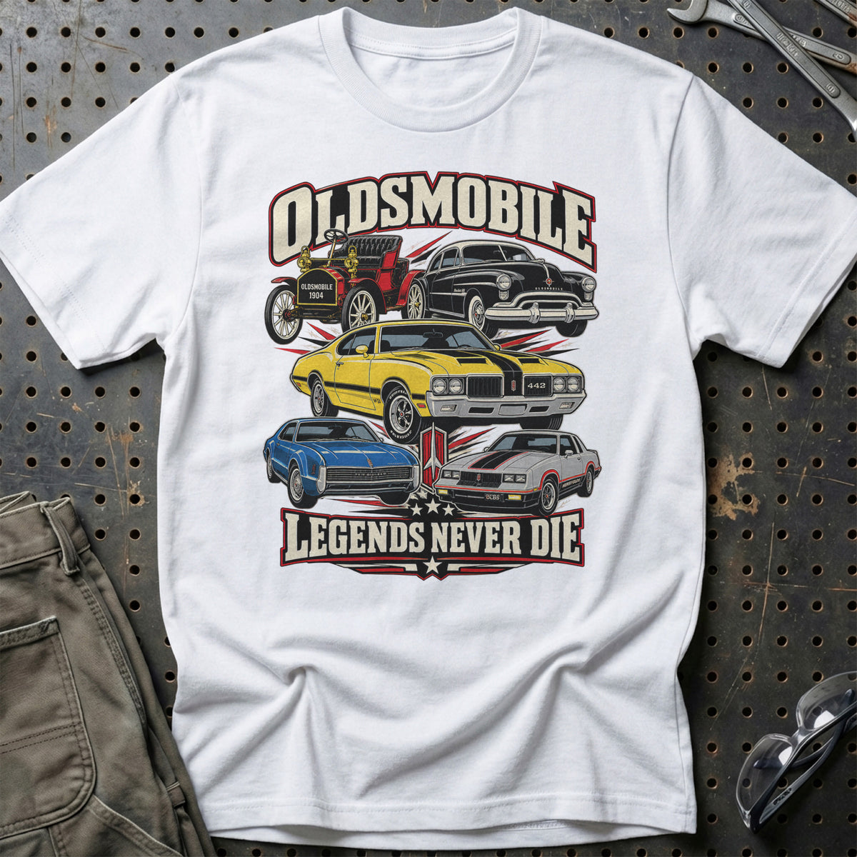
Produktbillede af Oldsmobile Legends Never Die T-Shirt
